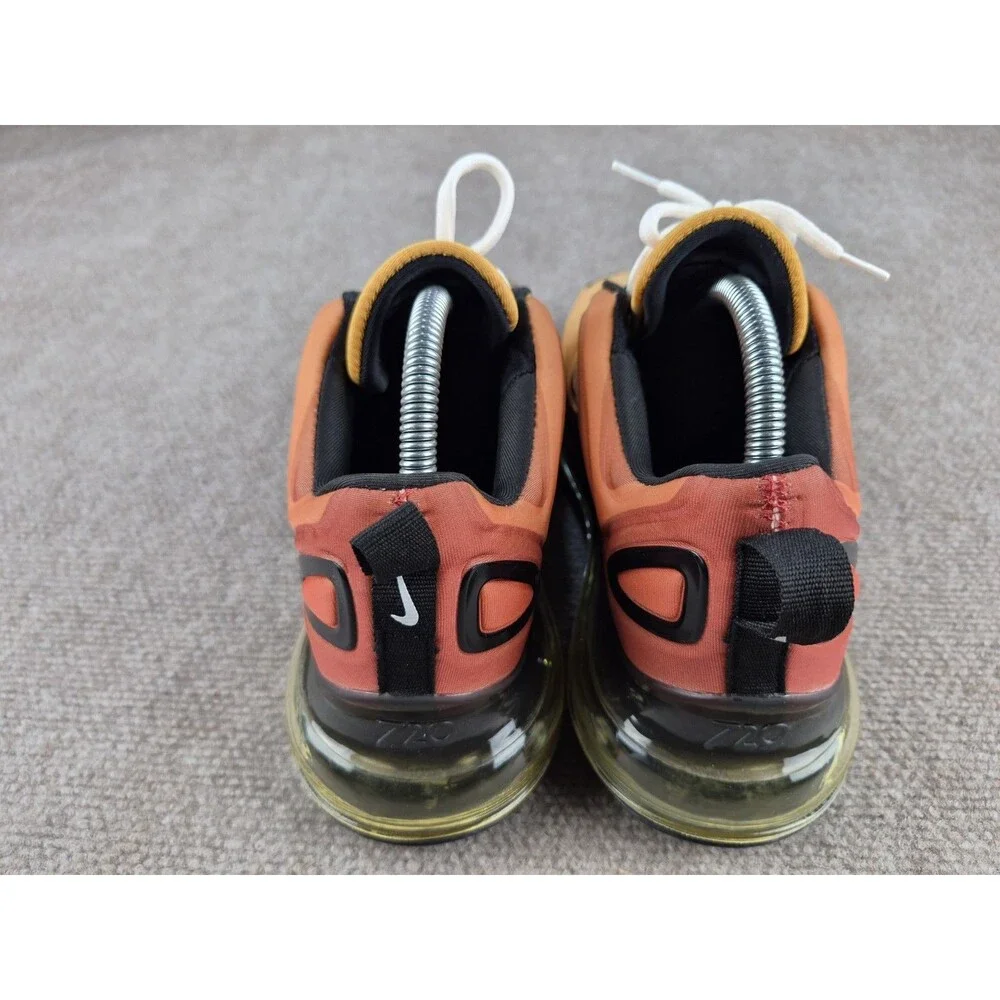 Nike Air Max 720 Sunset Sneakers Men's Sz US 8 Orange/Black Shoes AO2924-800